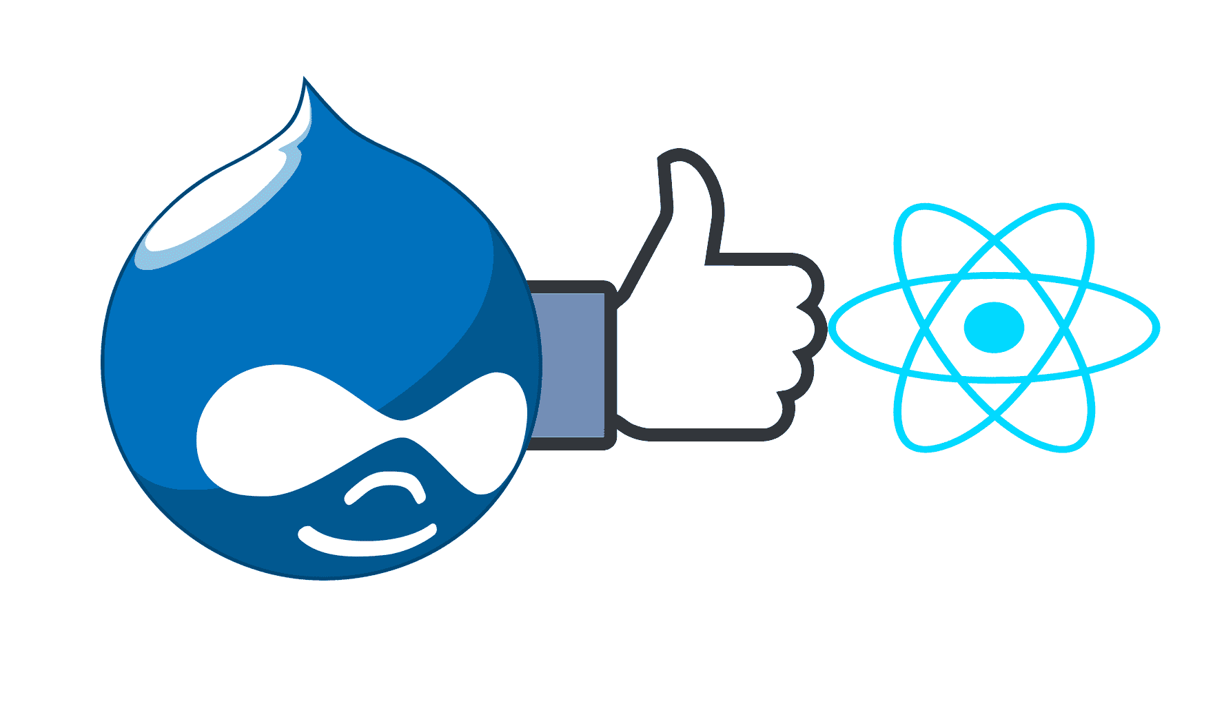 drupal with react services
